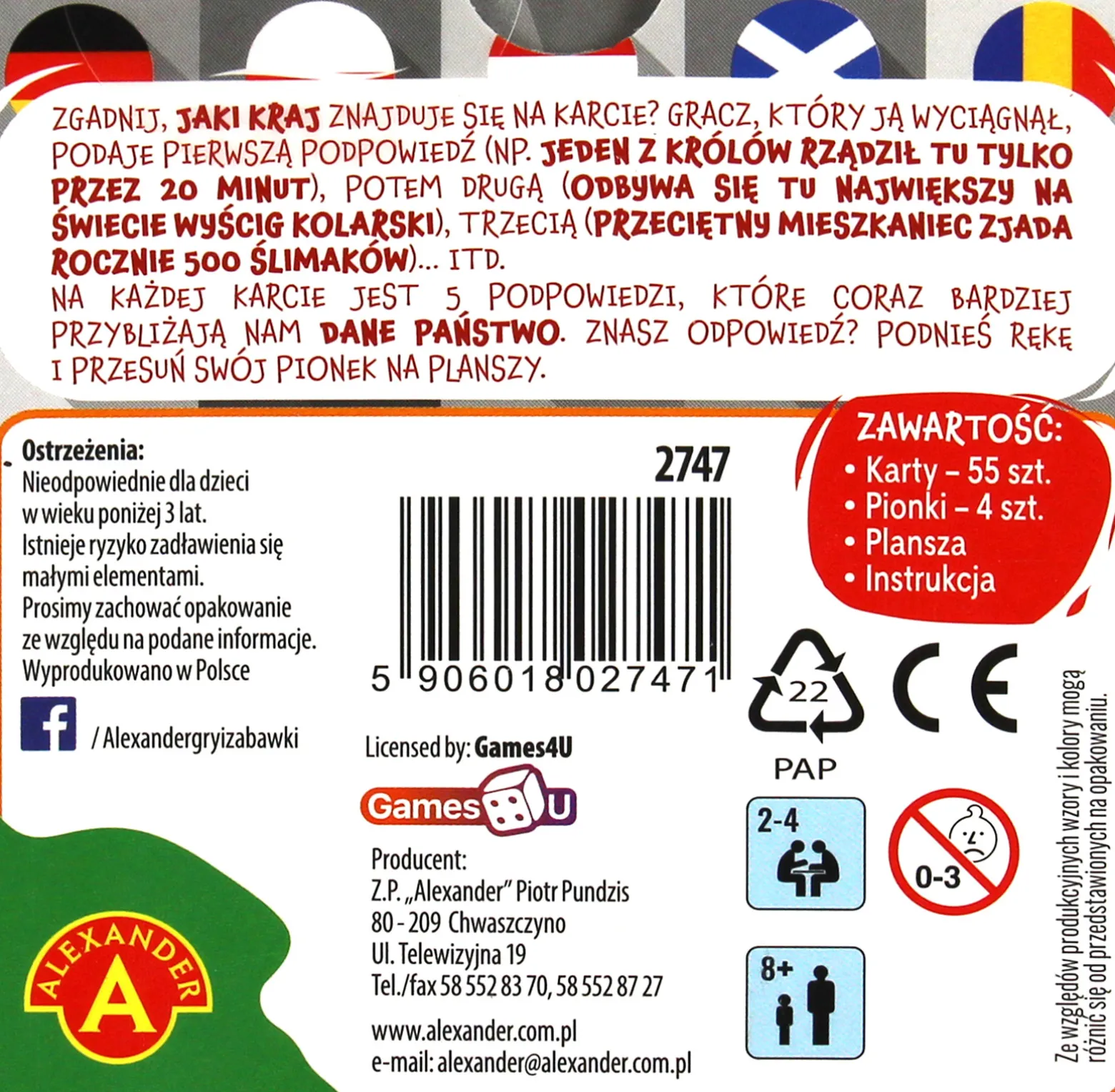 Ręka do góry! Zgadnij co to za... Kraj