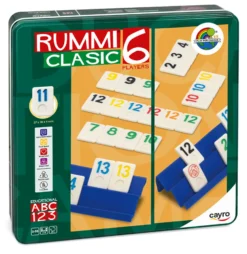 Rummy Classic (wersja dla 6 graczy) w metalowej puszce (759)