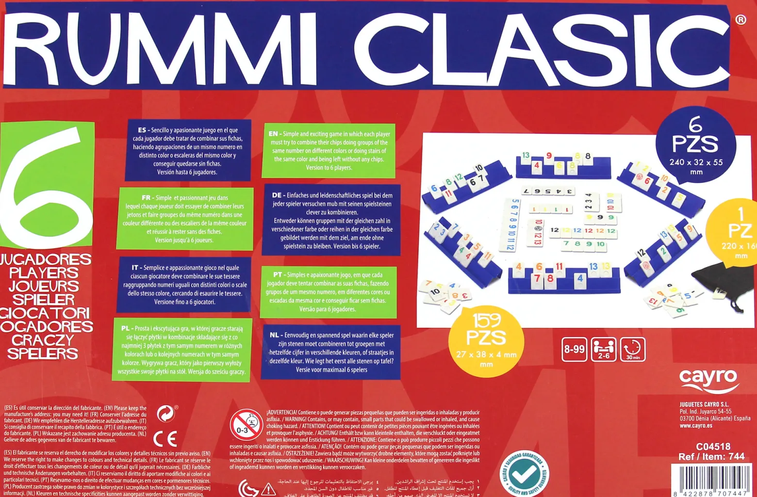 Rummy Classic (wersja dla 6 graczy) (744)