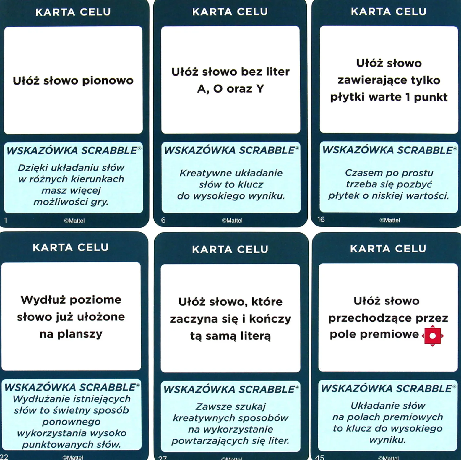 Scrabble klasyczne + Scrabble drużynowe