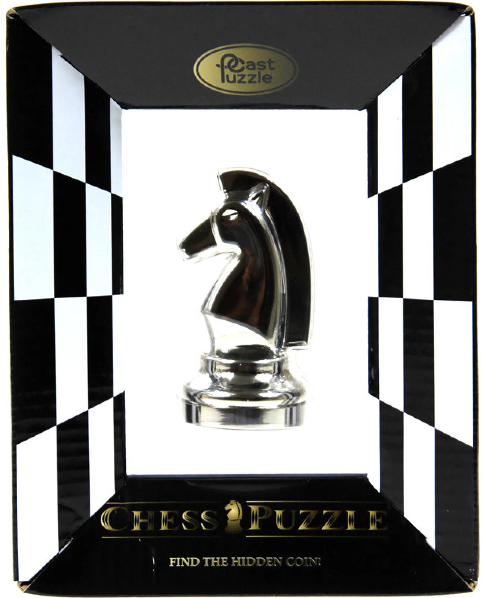 Seria Szachy (Silver) - Łamigłówka Cast Knight (Skoczek)