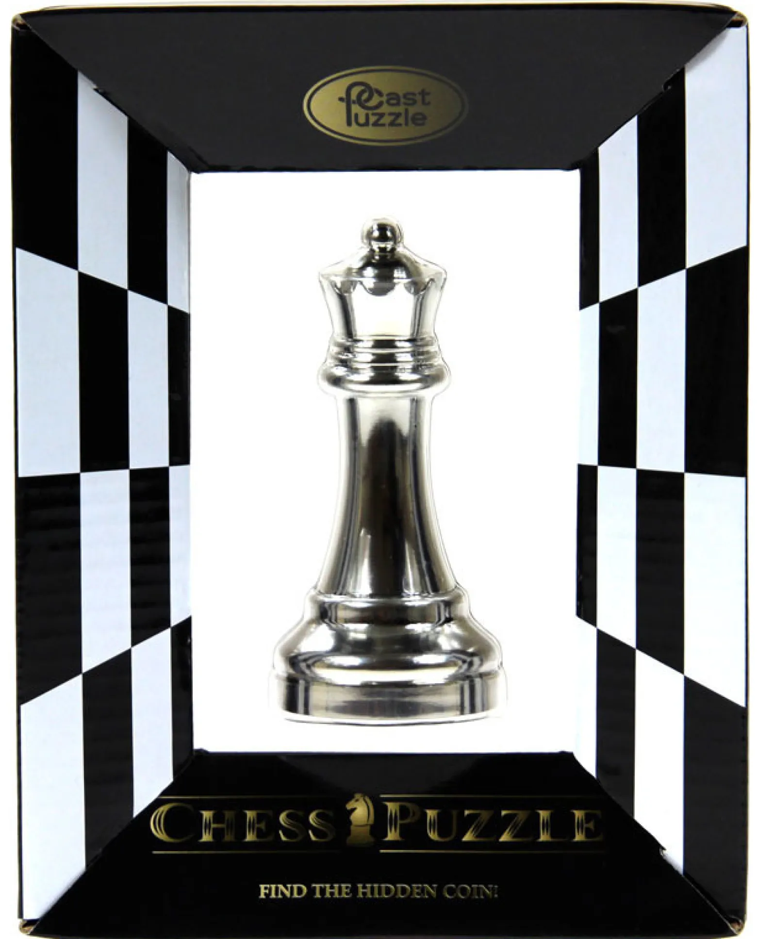 Seria Szachy (Silver) - Łamigłówka Cast Queen (Hetman)