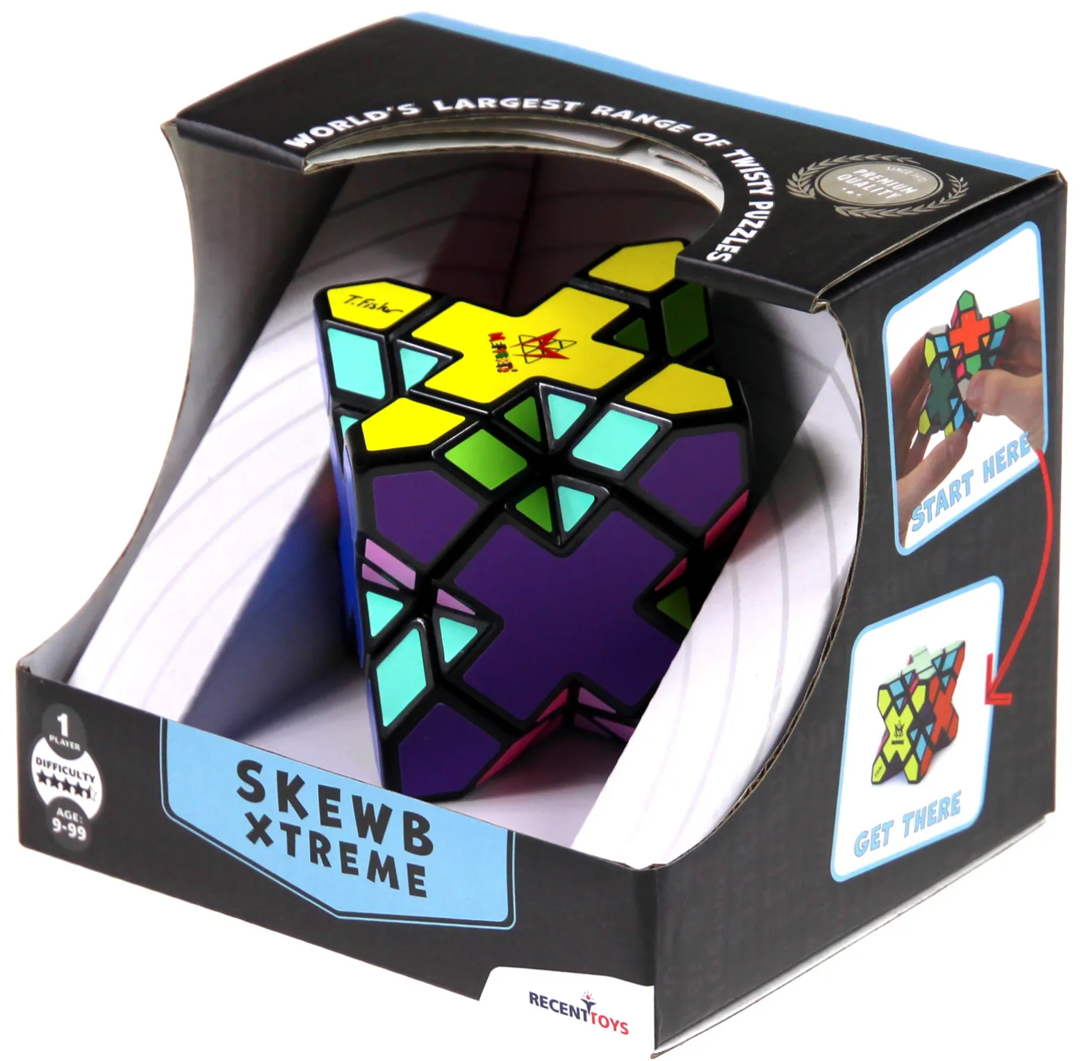 Skewb Xtreme - łamigłówka Recent Toys - poziom 4,5/5