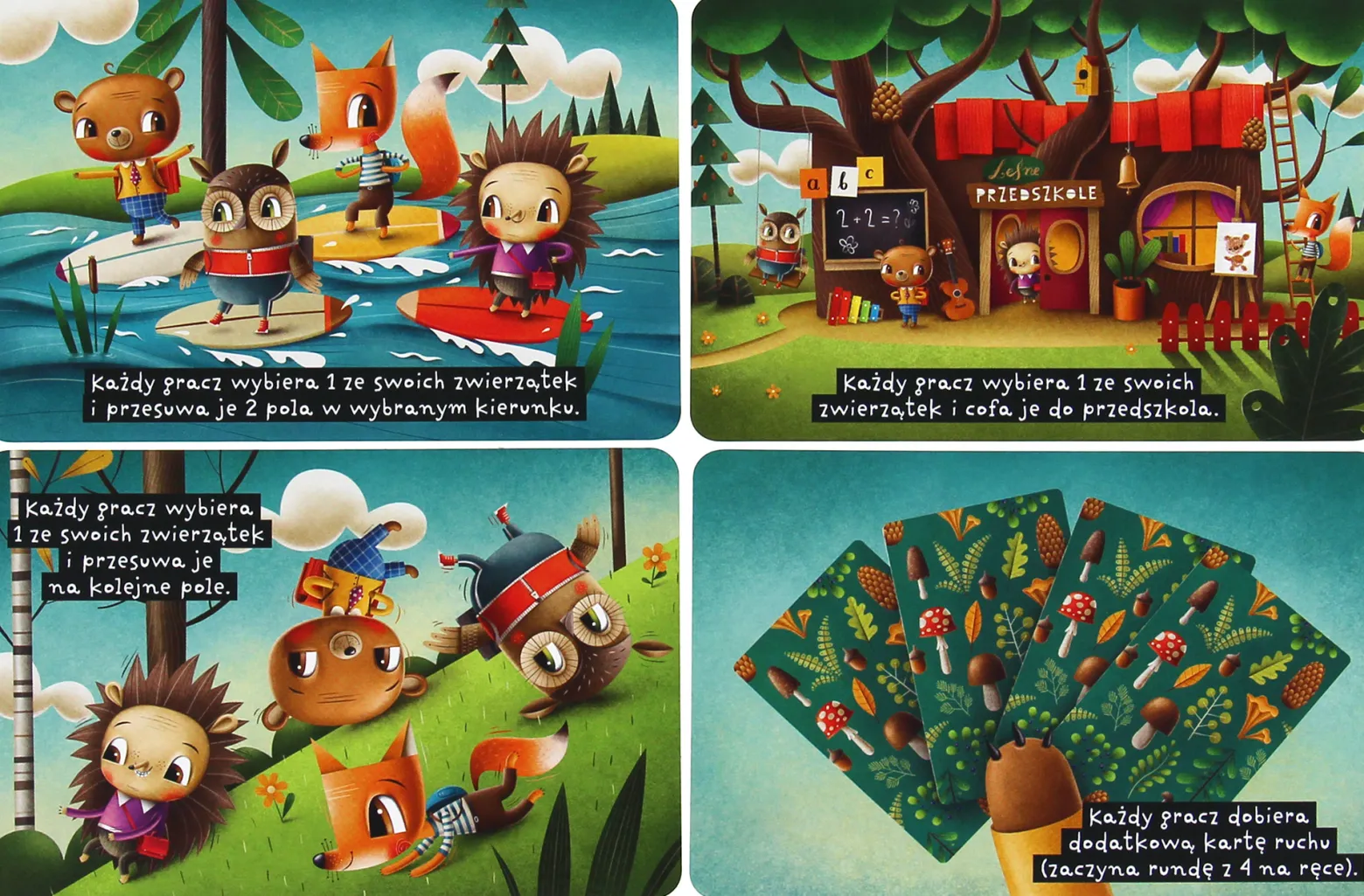 Smyki na leśnych dróżkach