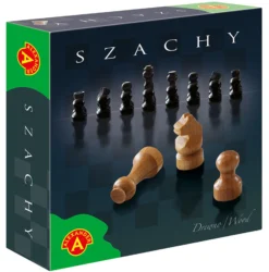 Szachy drewniane