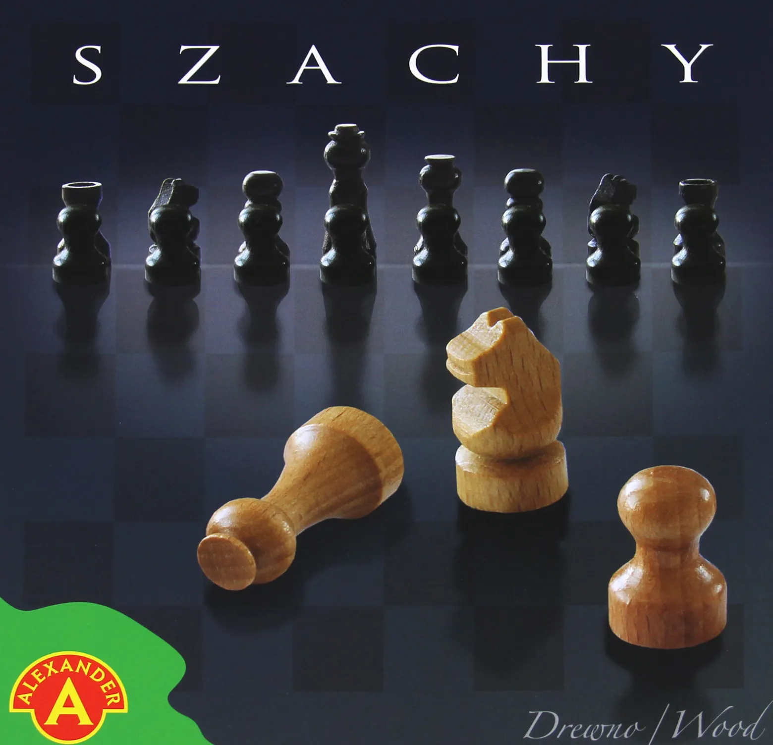 Szachy drewniane