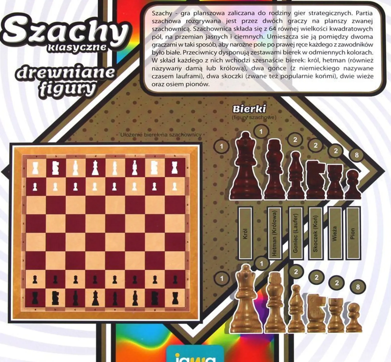 Szachy (drewniane figury)