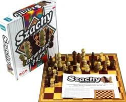 Szachy (drewniane figury)