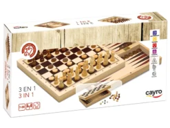 Szachy / Warcaby / Backgammon (drewniane) (648)