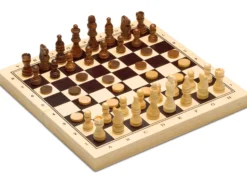 Szachy / Warcaby / Backgammon (drewniane) (648)