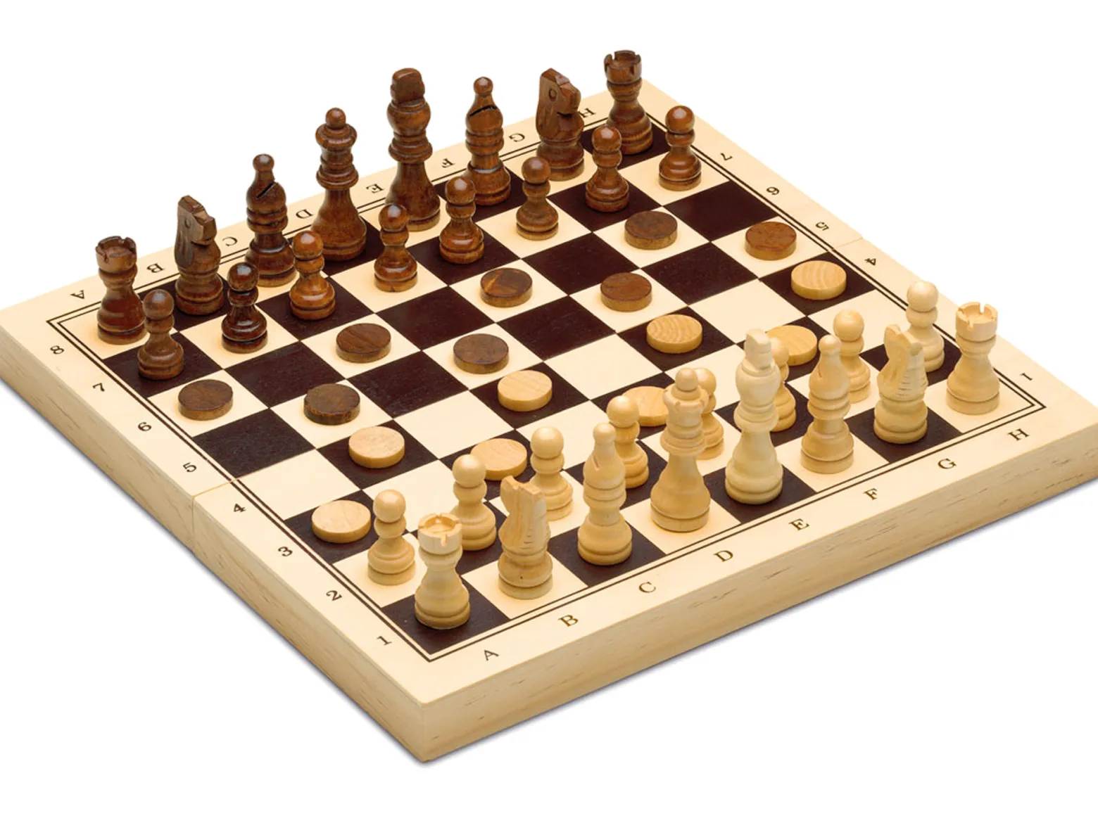 Szachy / Warcaby / Backgammon (drewniane) (648)