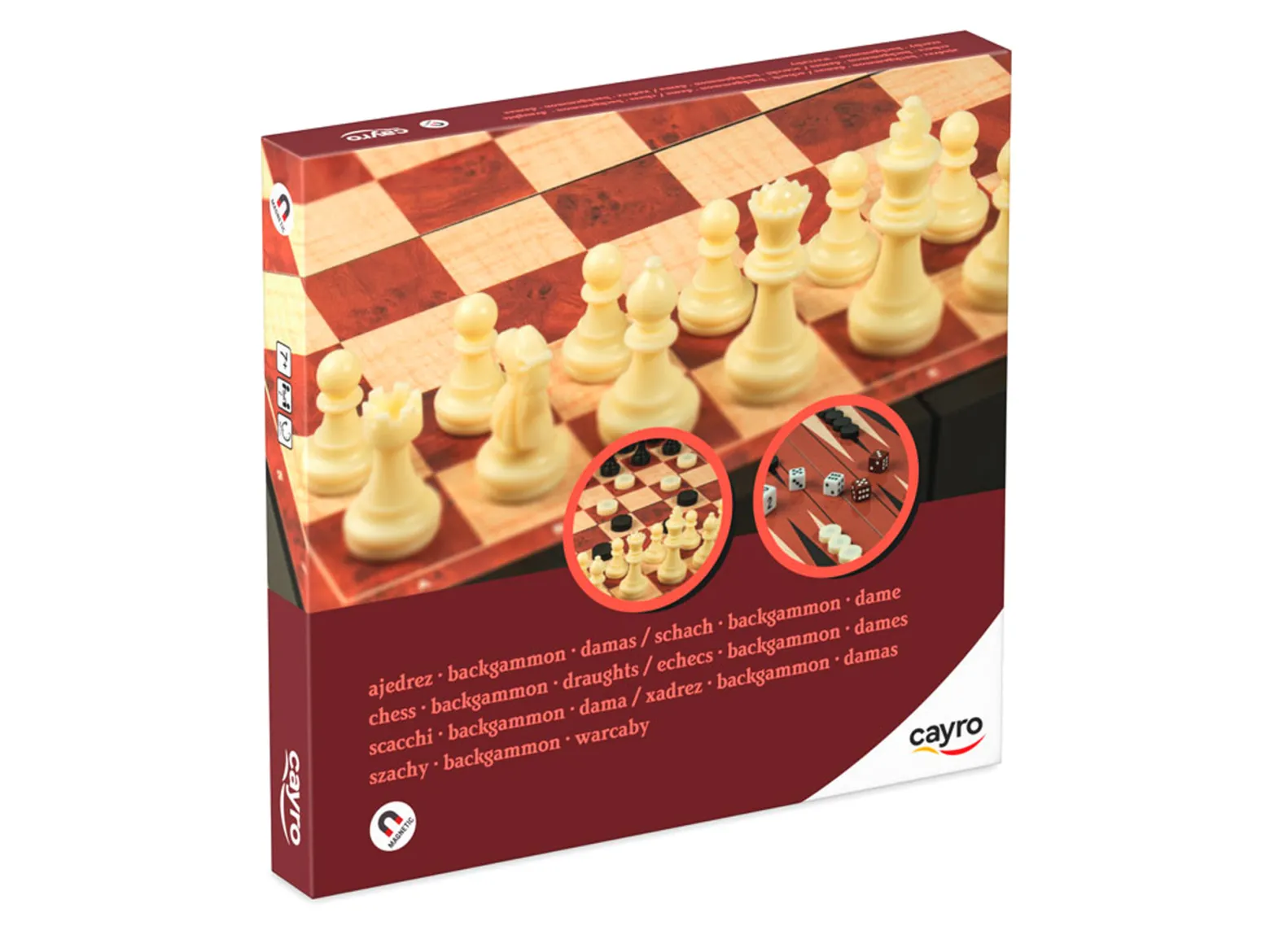 Szachy / Warcaby / Backgammon (wersja magnetyczna) (446)