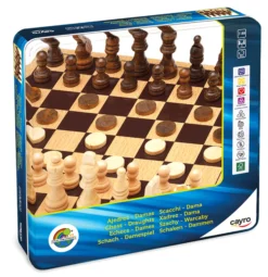 Szachy / Warcaby (w metalowej puszce) (751)