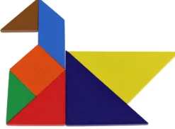Tangram dla dzieci (w metalowej puszce)