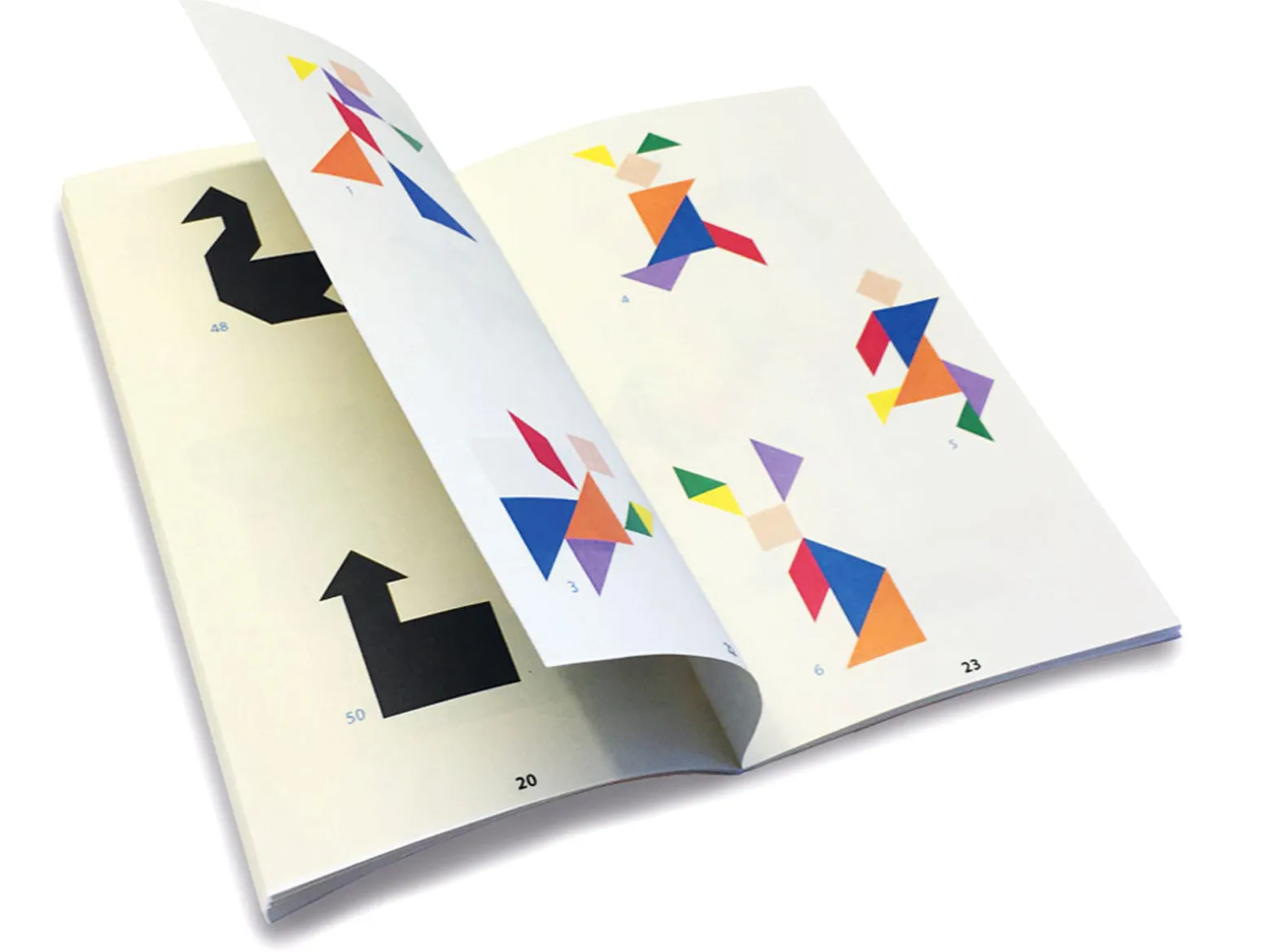 Tangram drewniany (w metalowej puszce) (124)