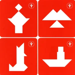 Tangram (Ogień) - łamigłówka Recent Toys - poziom 3/5