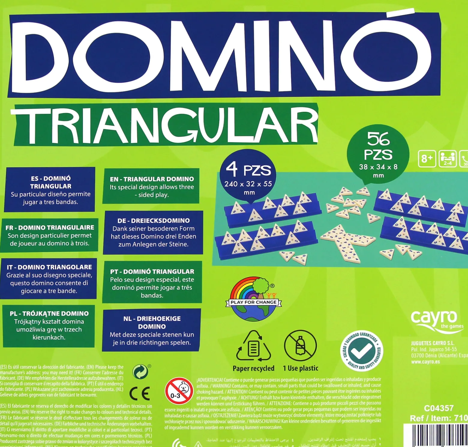 Trójkątne domino (710)