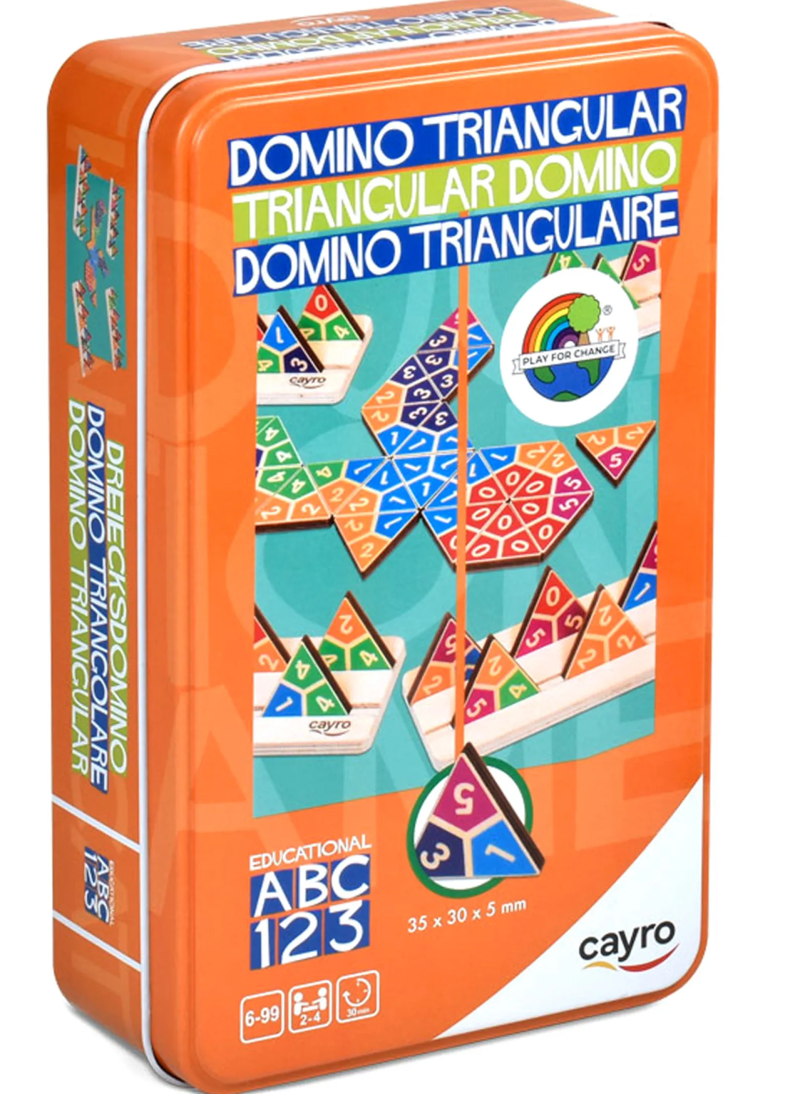 Trójkątne domino (w metalowej puszce) (754)