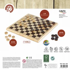 Warcaby drewniane (634)