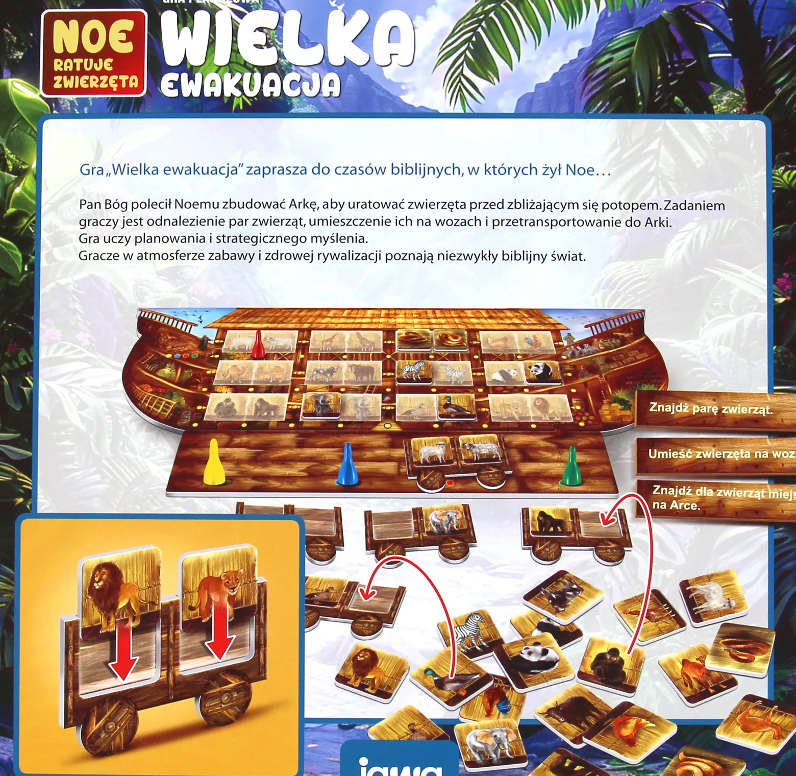 Wielka ewakuacja. Noe ratuje zwierzęta.